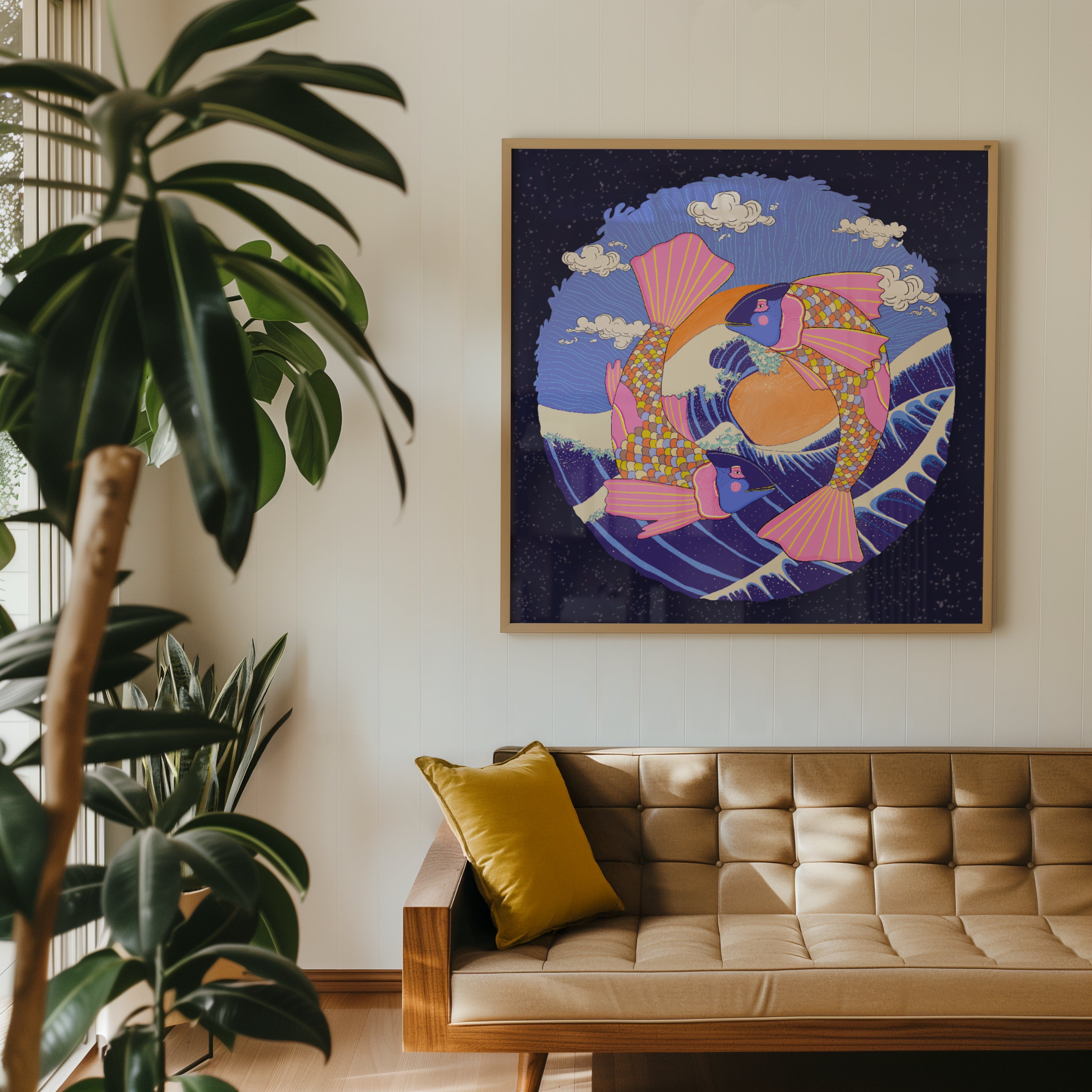 Piscis Zodiac- Fine Art Poster