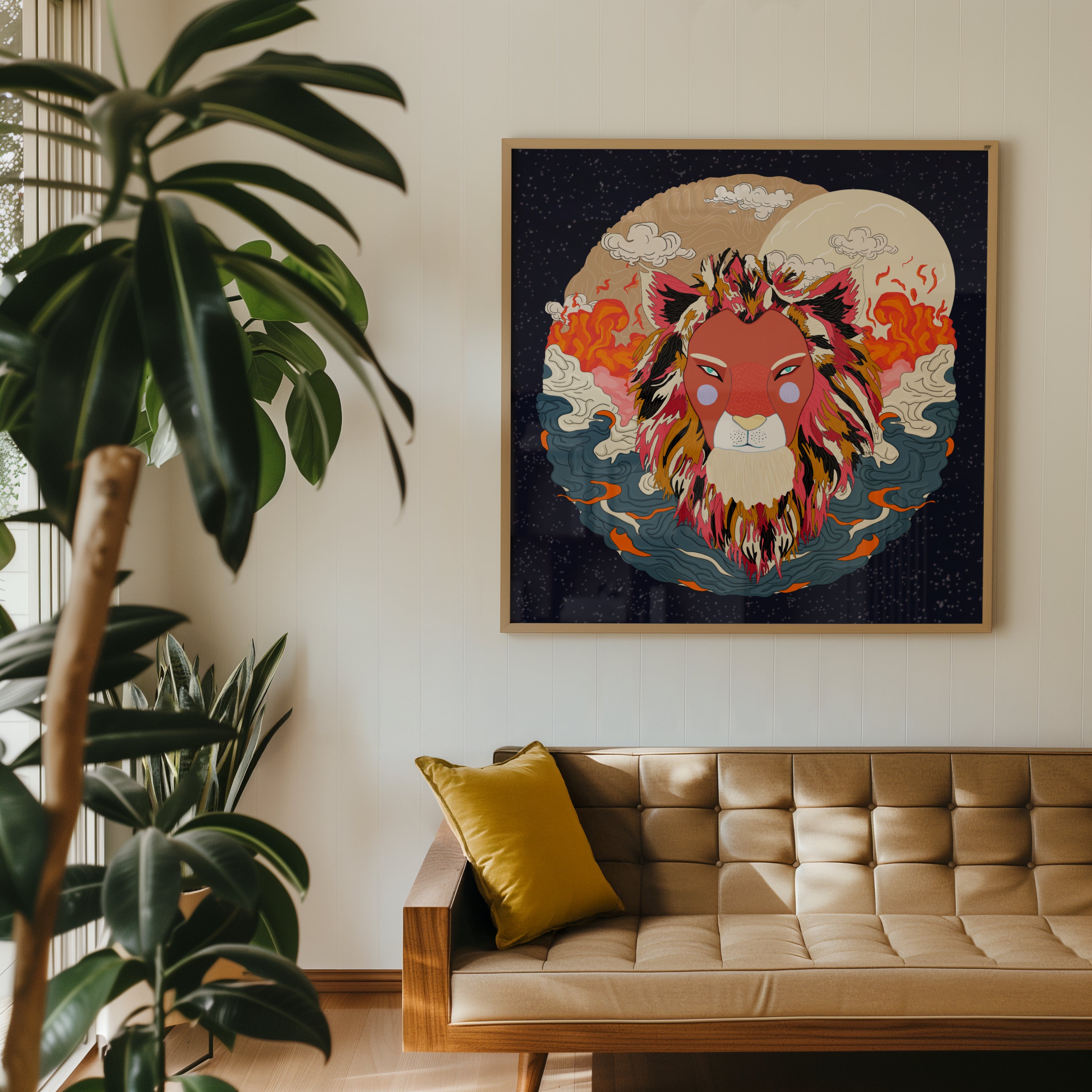 Leo Zodiac- Fine Art Poster