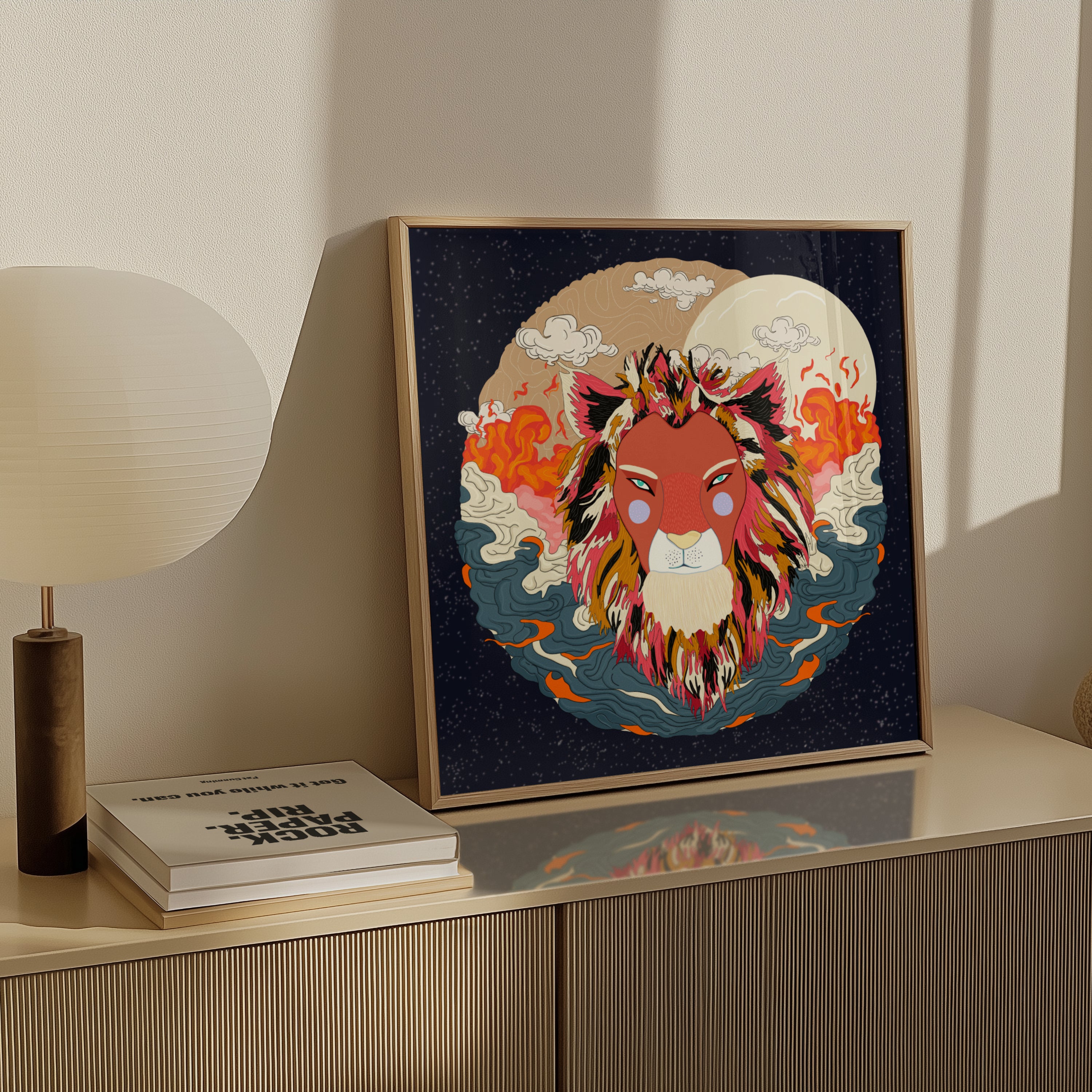 Leo Zodiac- Fine Art Poster