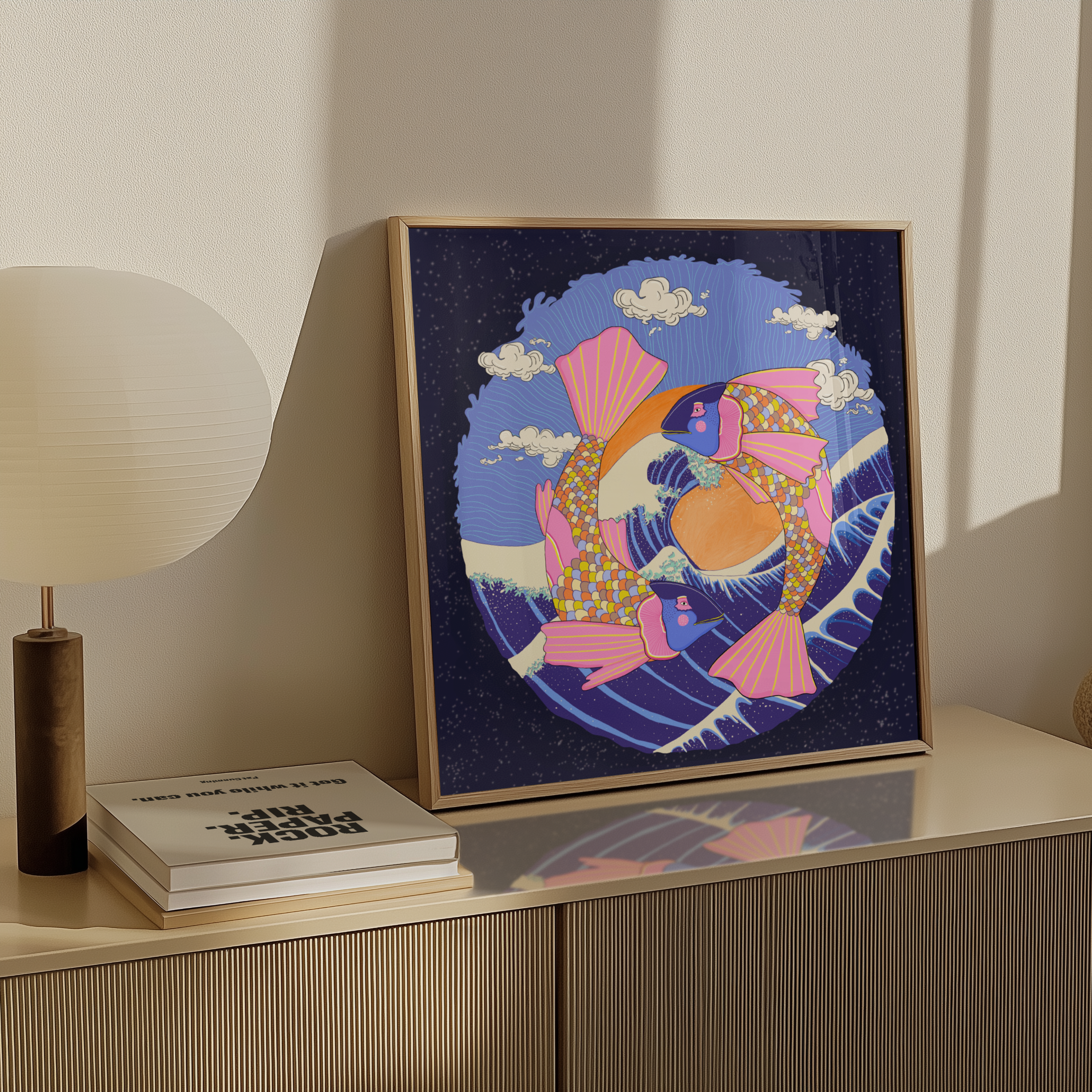 Piscis Zodiac- Fine Art Poster