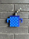 Mate Metal Azul- Mosaic Art