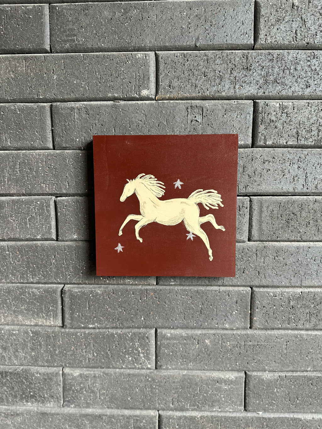 The Calm · Original Horse Painting on Wood | Wild Hearts Collection