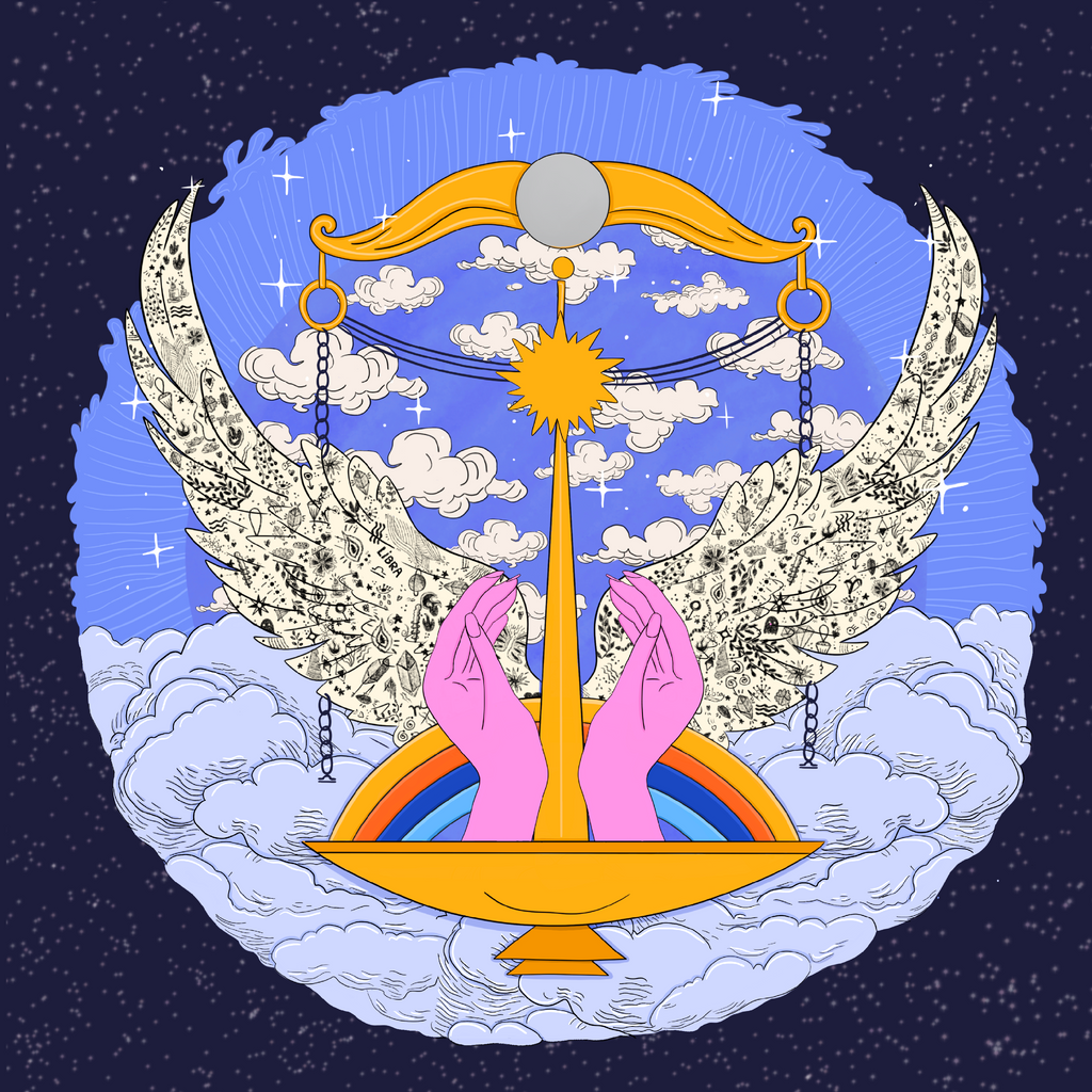 Libra Zodiac- Fine Art Poster