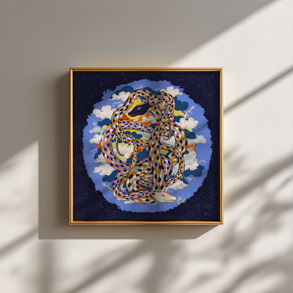 Gemini Zodiac- Fine Art Poster
