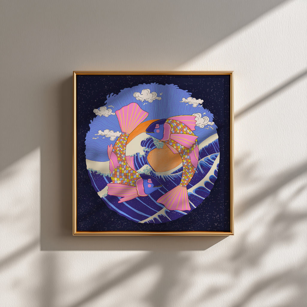 Piscis Zodiac- Fine Art Poster